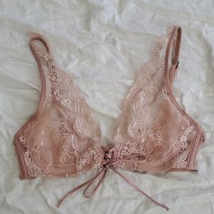Lacey corset bra